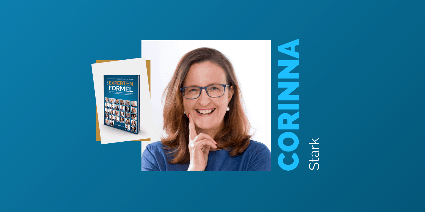 Corinna Stark spricht als Co-Autor in der Experten-Formel über das Erreichen ihrer Ziele