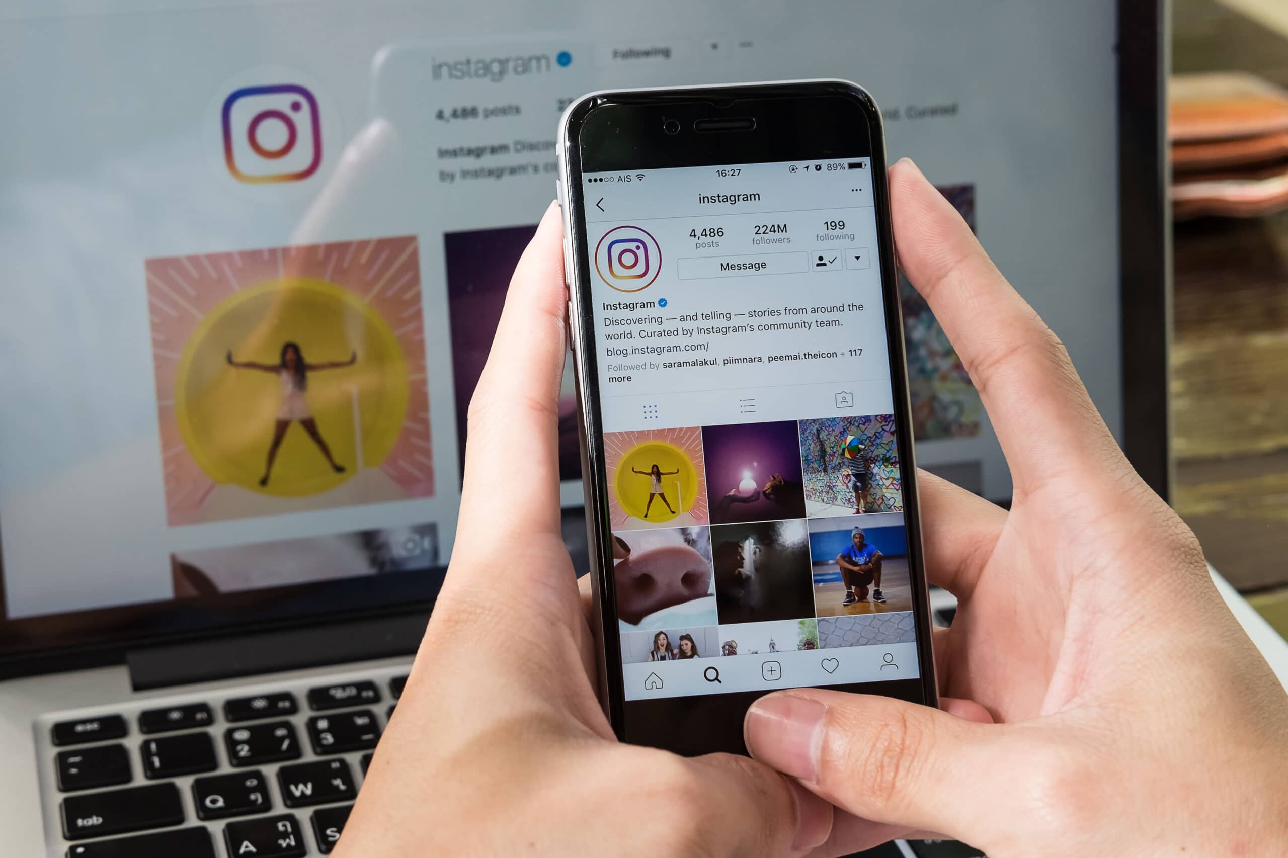 Auch auf Instagram kannst du ein Affiliate Marketing Business starten.