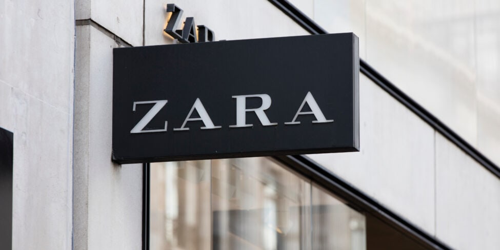 Eine Filiale von Zara-Gründer Amancio Ortega in London.
