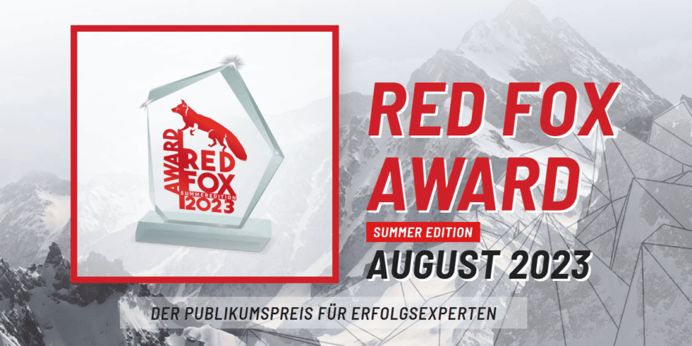RED FOX Award 2023 Summer Edition
